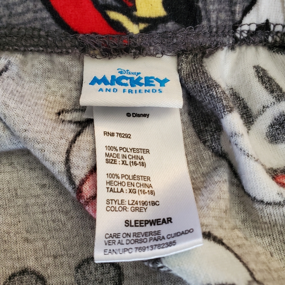 Mickey Mouse, Minnie Mouse & Friends Fleece Pajama Pants size XL - Picture 4 of 9